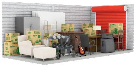 What fits in a 10×20 storage unit