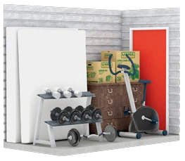 What fits in a 5×10 storage unit